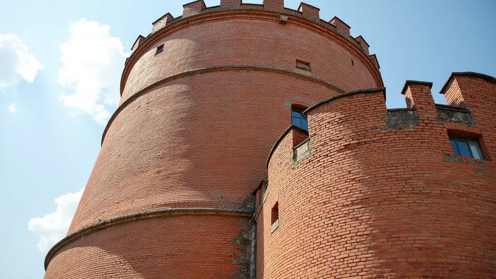 Baszta Nysy — średniowieczna wieża obronna, architektura ceglanej budowli